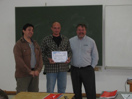 Gustavo Martinez,Frieder participante curso Loma Plata y Francisco Solis